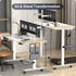 Maidesite M2 55x28inch Electric Standing Desk With Accessories Kit For Home Office